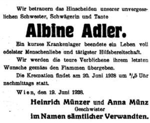 Albine Adler (1870-1927)
