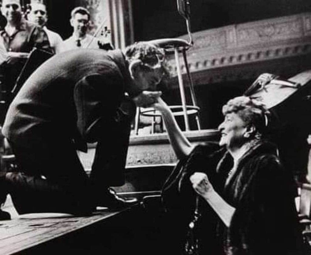 Alma Mahler and Leonard Bernstein 1962